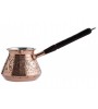 Solid Copper Hammered Copper Turkish Greek Arabic Coffee Pot Stovetop Coffee Maker Cezve Ibrik Briki with Wooden Handle