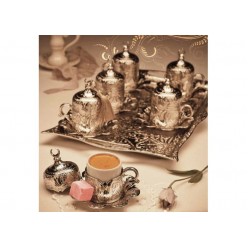 Coffee Set 6 Persons Coffee Cups with Tray