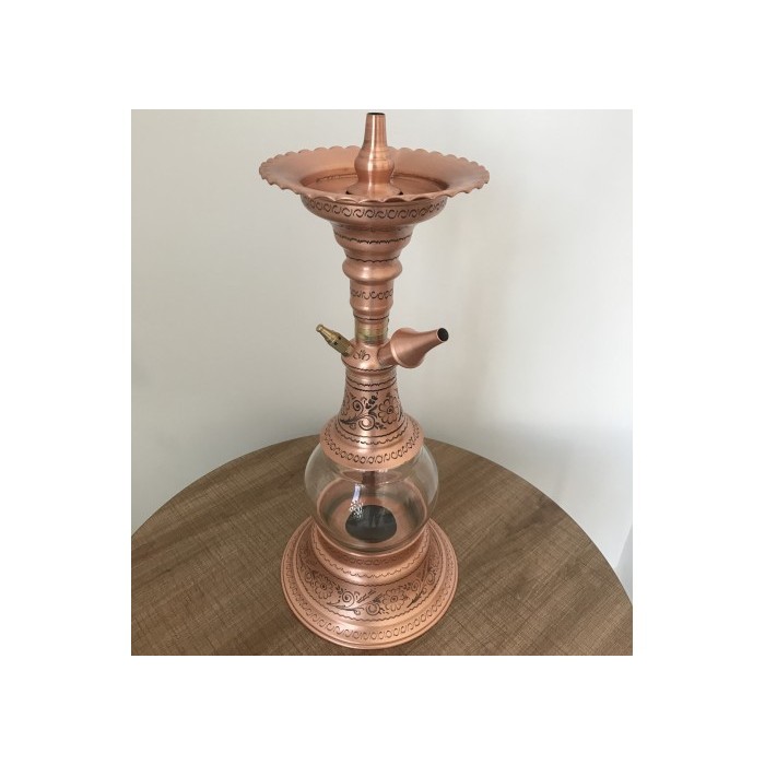 Copper Hookah Engraved Narghile Shisha Hubble-Bubble Hooka