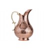 Solid Copper Handmade Engraved Jug Pitcher Carafe 2L Copper Vessel for Drinking Water