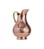 Solid Copper Handmade Engraved Jug Pitcher Carafe 2L Copper Vessel for Drinking Water