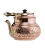 Copper Hammered Tea Pot Kettle Stovetop Teapot 1.5L