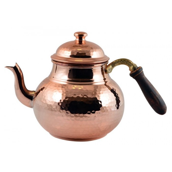 Hammered Copper Tea Pot Kettle Stovetop Teapot 1.5L