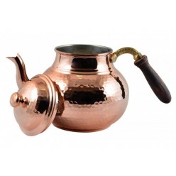 Hammered Copper Tea Pot Kettle Stovetop Teapot 1.5L