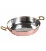 Copper Hammered Frying Pag Egg Pan Skillet with Lid