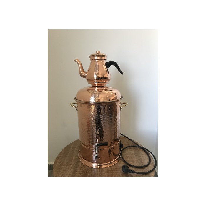 Hammered Copper Samovar 12L