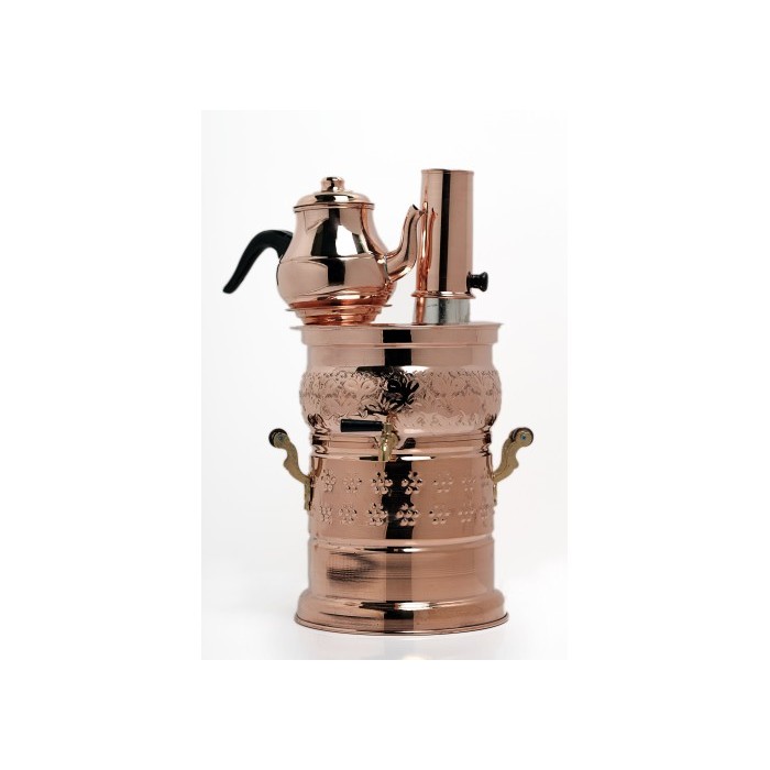 Copper Handmade Wood/Coal Samovar Camp Stove Tea Kettle 5L Water Heater