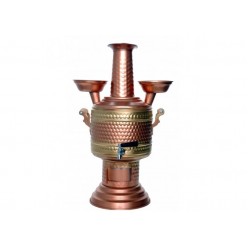 Copper Handicraft Coal Samovar Camp Stove Tea Kettle 5L