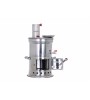Stainless Steel Coal and Wood Samovar Camp Stove Tea Kettle Water Heater 10 Liter