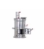 Stainless Steel Coal&Wood Samovar Camp Stove Tea Kettle Water Heater 5L